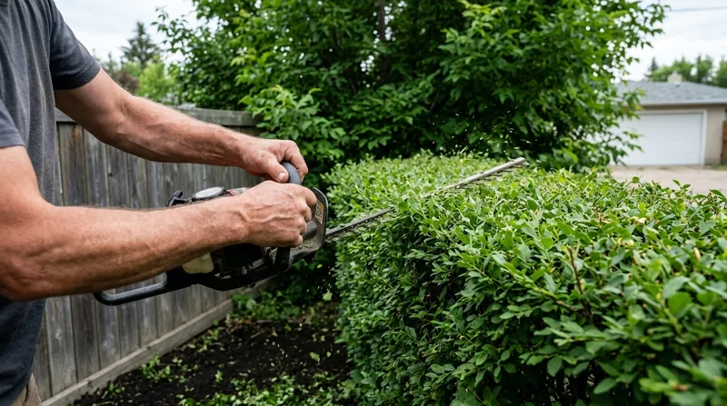 Hedge Trimming in Saskatoon