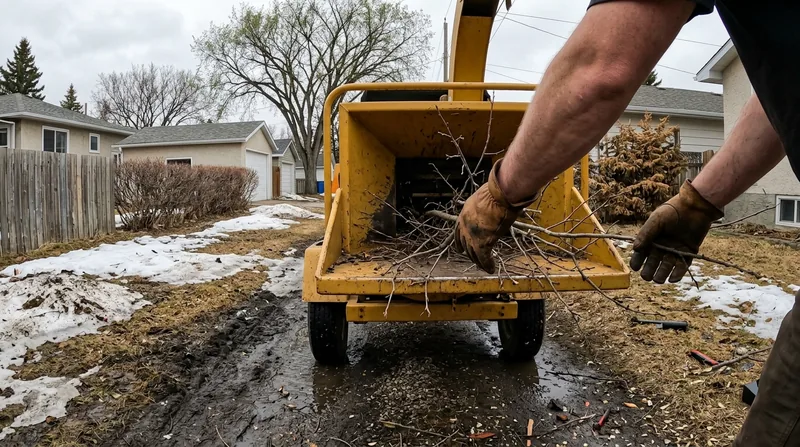 Wood Chipping in Saskatoon